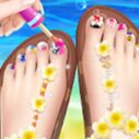 beautiful toenail salon pedicure game for girls