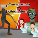 cameraman vs skibidi monster fun battle 1