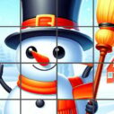 happy snowman puzzle 1