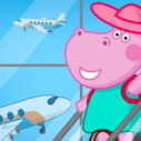 hippo family airport adventure