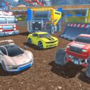 mad cars racing and crash