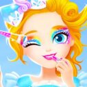 princess makeup girl