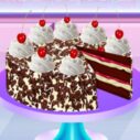 real black forest cake cooking