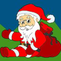 santa claus coloring book