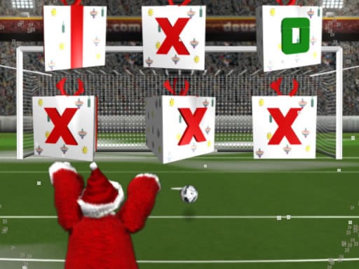 Santa kick Tac Toe