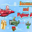 snowma and fighter jet